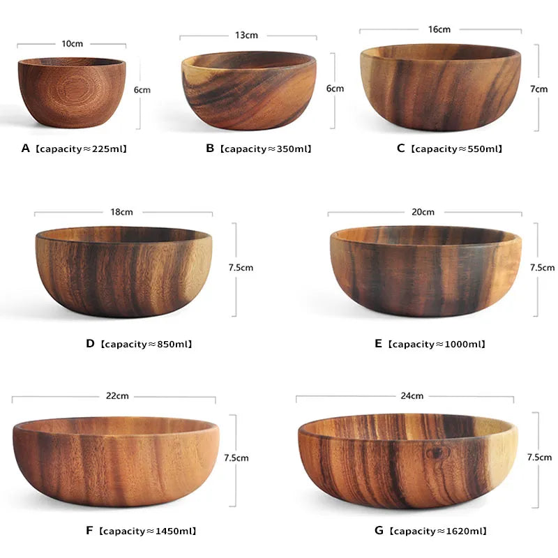 Wooden Salad Bowls